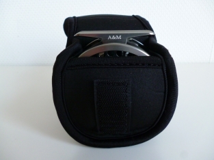 A&M # 9/11 Black Neopreen Reelbag